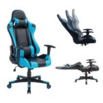 GF8000 ΠΟΛΥΘΡΟΝΑ ΚΑΡΕΚΛΑ ΓΡΑΦΕΙΟΥ GAMING ΜΠΛΕ