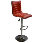 ΣΚΑΜΠΩ BAR ΧΡΩΜΙΟΥ NEXOUS ΚΟΚΚΙΝΟ ΤΕΧΝΟΔΕΡΜΑ ΜΕ ΑΜΟΡΤΙΣΕΡ