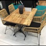 ΤΡΑΠΕΖΑΡΙΑ ΕΞΩΤΕΡΙΚΟΥ ΧΩΡΟΥ ΜΑΝΤΕΜΙ ΜΑΣΙΦ ΞΥΛΟ 120Χ80 AMERICA