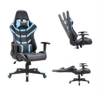 GF9050 ΠΟΛΥΘΡΟΝΑ ΚΑΡΕΚΛΑ ΓΡΑΦΕΙΟΥ GAMING ΜΠΛΕ