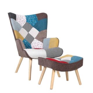 ΠΟΛΥΘΡΟΝΑ ΚΑΘΙΣΤΙΚΟΥ ΣΑΛΟΝΙΟΥ RELAX ΥΠΟΠΟΔΙΟ PATCHWORK DREAM