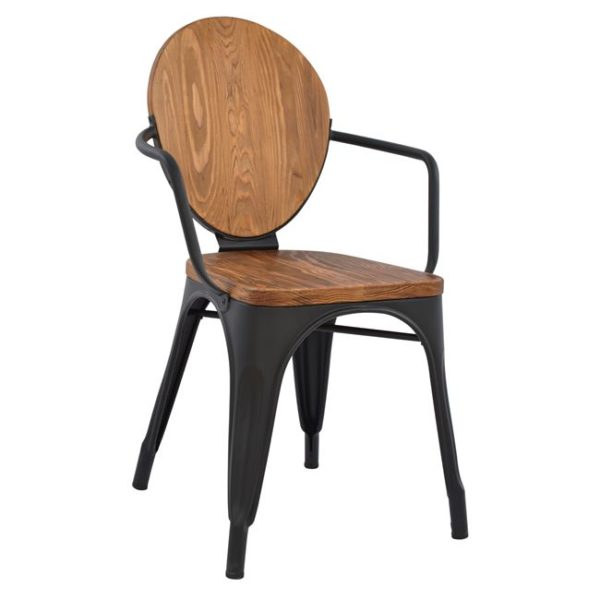 ΠΟΛΥΘΡΟΝΑΚΙ TOLIX WOOD BLACK MAT