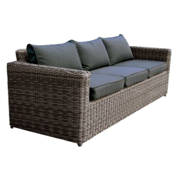 ΚΑΝΑΠΕΣ WICKER RATTAN ΤΡΙΘΕΣΙΟΣ