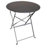 ΤΡΑΠΕΖΙ ΜΕΤΑΛΛΙΚΟ ΚΑΦΕΝΕΙΟΥ ΑΝΘΡΑΚΙ Φ-60 ΠΤΥΣΣΟΜΕΝΟ