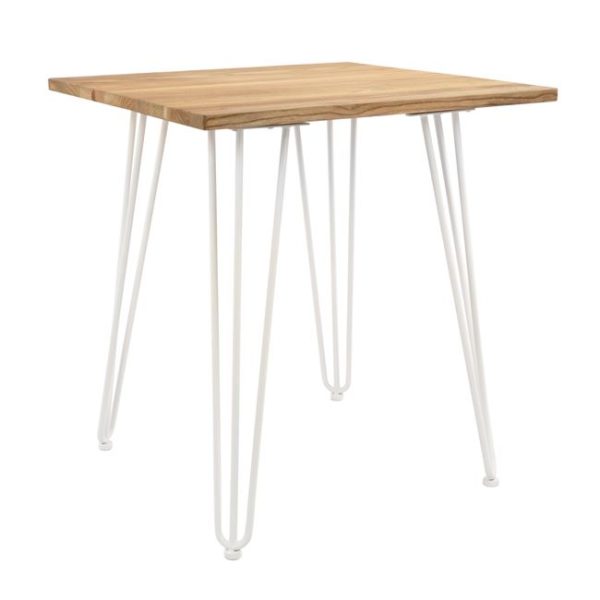 ΤΡΑΠΕΖΙ TOLIX WHITE WOOD NEW 70X70