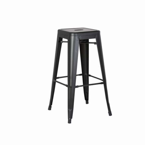 Σκαμπώ BAR TOLIX BLACK MATTE