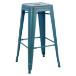 Σκαμπώ BAR TOLIX ΜΠΛΕ ANTIQUE