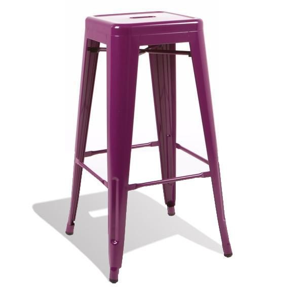 Σκαμπώ BAR TOLIX ΜΩΒ PURPLE