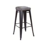 Σκαμπώ BAR TOLIX PU ΓΚΡΙ