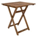 ΤΡΑΠΕΖΙ ΞΥΛΙΝΟ ΠΤΥΣΣΟΜΕΝΟ ΟΞΥΑΣ ΤΕΤΡΑΓΩΝΟ 60Χ60