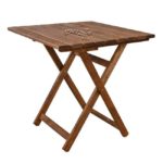 ΤΡΑΠΕΖΙ ΞΥΛΙΝΟ ΠΤΥΣΣΟΜΕΝΟ ΟΞΥΑΣ ΤΕΤΡΑΓΩΝΟ 70Χ70