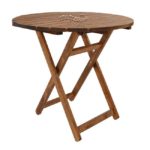 ΤΡΑΠΕΖΙ ΞΥΛΙΝΟ ΠΤΥΣΣΟΜΕΝΟ ΣΤΡΟΓΓΥΛΟ ΟΞΥΑΣ Φ-60