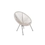 ACAPULKO ΜΕΤΑΛΛΙΚΗ ΠΟΛΥΘΡΟΝΑ ΛΕΥΚΗ VINTAGE RETRO COUNTRY