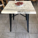ΤΡΑΠΕΖΙ TOLIX 70Χ70 ΕΠΙΦΑΝΕΙΑ WERZALIT GRAY