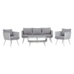WICKER RATTAN SET ΑΛΟΥΜΙΝΙΟΥ ΕΞΩΤΕΡΙΚΟΥ ΧΩΡΟΥ N13