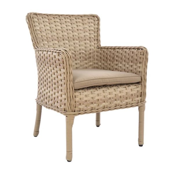 WICKER RATTAN ΠΟΛΥΘΡΟΝΑ Ν11 ΜΠΕΖ