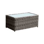 WICKER RATTAN ΤΡΑΠΕΖΙ ΕΞΩΤΕΡΙΚΟΥ ΧΩΡΟΥ ΧΑΜΗΛΟ