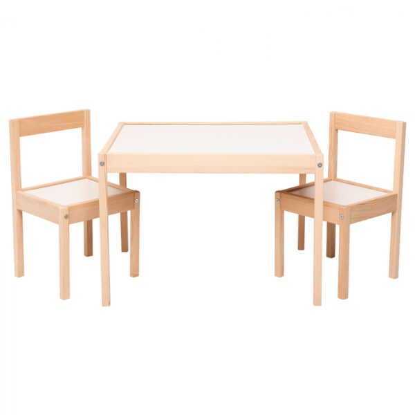 ΠΑΙΔΙΚΟ ΣΕΤ KIDS TABLE ΤΡΑΠΕΖΙ ΜΕ 2 ΚΑΡΕΚΛΑΚΙΑ