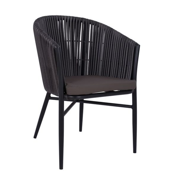 ΠΟΛΥΘΡΟΝΑ ΑΛΟΥΜΙΝΙΟΥ S4 GRAY ΓΚΡΙ WICKER RATTAN