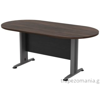 ΕΠΑΓΓΕΛΜΑΤΙΚΟ ΓΡΑΦΕΙΟ ΣΥΝΕΔΡΙΑΣΕΩΝ ΟΒΑΛ ΜΕΤΑΛΛΙΚΗ ΒΑΣΗ 1,80Χ0,90 VEGGE