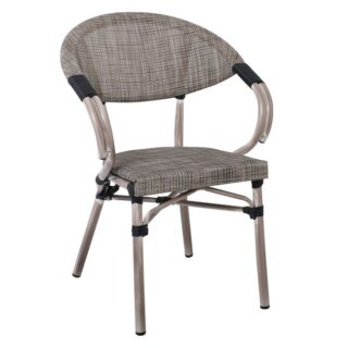 ΠΟΛΥΘΡΟΝΑ ΚΑΡΕΚΛΑ ΑΛΟΥΜΙΝΙΟΥ BAMBOO LOOK 5z GRAY ΕΞΩΤΕΡΙΚΟΥ ΧΩΡΟΥ