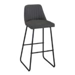 ΣΚΑΜΠΩ BAR VINTAGE RETRO COUNTRY INDUSTRIAL FERRO ΥΦΑΣΜΑ ΓΚΡΙ