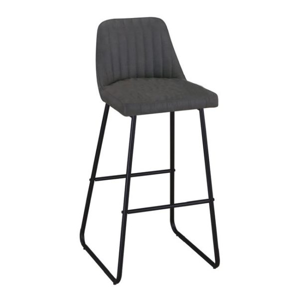 ΣΚΑΜΠΩ BAR VINTAGE RETRO COUNTRY INDUSTRIAL FERRO ΥΦΑΣΜΑ ΓΚΡΙ
