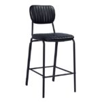 ΣΚΑΜΠΩ BAR VINTAGE RETRO COUNTRY INDUSTRIAL RICO PU ΜΑΥΡΟ