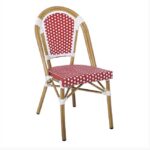 ΚΑΡΕΚΛΑ ΑΛΟΥΜΙΝΙΟΥ CASTELLO ΛΕΥΚΟ ΚΟΚΚΙΝΟ BAMBOO LOOK