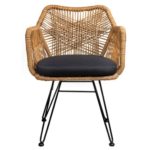 ΕΠΑΓΓΕΛΜΑΤΙΚΗ ΠΟΛΥΘΡΟΝΑ ΜΕΤΑΛΛΙΚΗ WICKER RATTAN S05 NEW