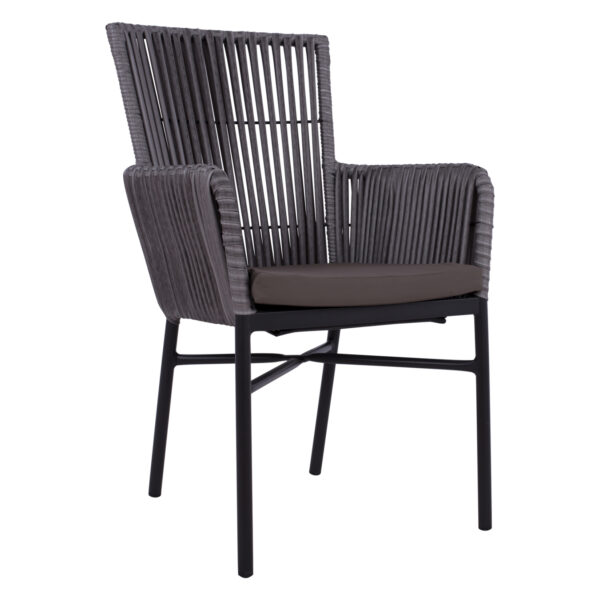 ΠΟΛΥΘΡΟΝΑ ΑΛΟΥΜΙΝΙΟΥ S5 ΓΚΡΙ GRAY WICKER RATTAN ΝΕΑ