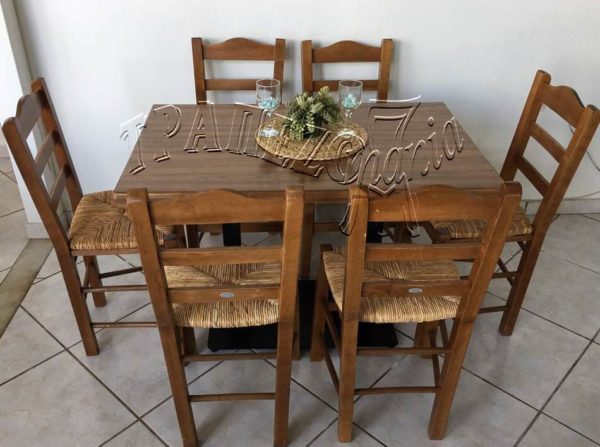 ΒΑΣΗ ΤΡΑΠΕΖΙΟΥ ΜΑΚΡΟΣΤΕΝΗ ΜΕ WERZALIT ΕΠΙΦΑΝΕΙΑ BASI TRAPEZIOY MEGALI ME SYNUETIKI EPIFANIA 4-6 ATOMA