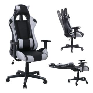 GF8000 ΠΟΛΥΘΡΟΝΑ ΚΑΡΕΚΛΑ ΓΡΑΦΕΙΟΥ GAMING ΛΕΥΚΗ
