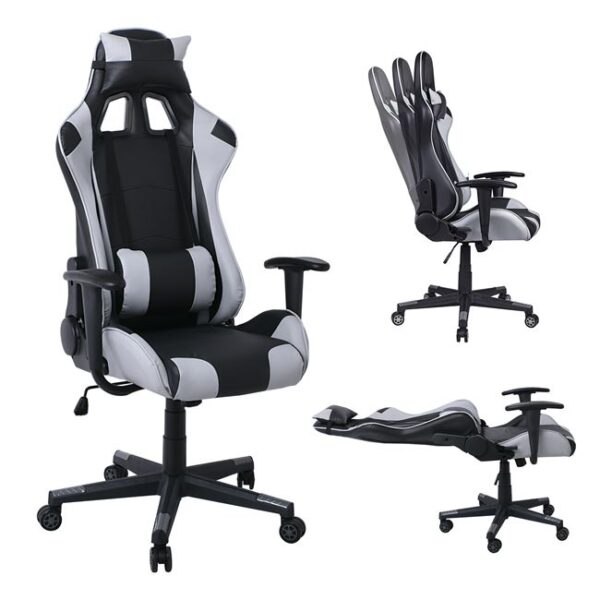 GF8000 ΠΟΛΥΘΡΟΝΑ ΚΑΡΕΚΛΑ ΓΡΑΦΕΙΟΥ GAMING ΛΕΥΚΗ