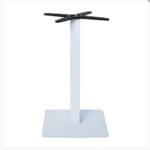 ΜΕΤΑΛΛΙΚΗ ΒΑΣΗ ΤΡΑΠΕΖΙΟΥ ΤΕΤΡΑΓΩΝΗ ΛΕΥΚΗ METALIKI BASI TRAPEZIOY WHITE