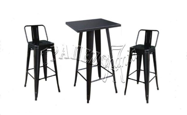 ΣΤΑΝΤ ΜΠΑΡ ΣΕΤ STANT BAR SET ΤΡΑΠΕΖΙ ΨΗΛΟ ΜΕ 2 ΣΚΑΜΠΩ