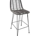 ΜΕΤΑΛΛΙΚΟ ΣΚΑΜΠΩ ΜΕ WICKER ΕΞΩΤΕΡΙΚΟΥ ΧΩΡΟΥ W1N GRAY