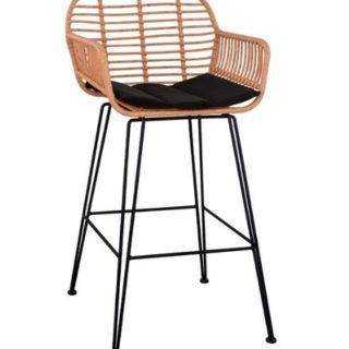 ΜΕΤΑΛΛΙΚΟ ΣΚΑΜΠΩ ΜΕ WICKER ΕΞΩΤΕΡΙΚΟΥ ΧΩΡΟΥ W2N