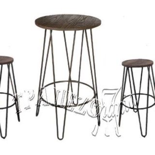 ΜΠΑΡ ΣΤΑΝΤ TOLIX ARGO 2 BAR STANT ΕΞΩΤΕΡΙΚΟΥ ΧΩΡΟΥ ΜΕ ΣΚΑΜΠΩ ΣΕΤ