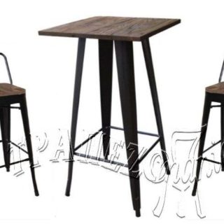 ΜΠΑΡ ΣΤΑΝΤ TOLIX STANT BAR ΕΞΩΤΕΡΙΚΟΥ ΧΩΡΟΥ ΚΑΙ 2 ΣΚΑΜΠΩ ΣΕΤ