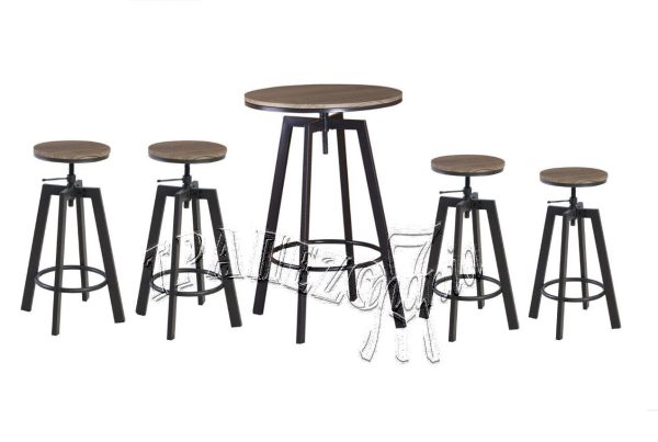 ΣΤΑΝΤ ΜΠΑΡ ΕΞΩΤΕΡΙΚΟΥ ΧΩΡΟΥ ΣΕΤ STANT BAR ΤΡΑΠΕΖΙ ΜΕ 4 ΣΚΑΜΠΩ
