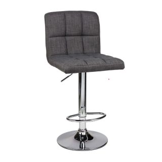 ΣΚΑΜΠΩ BAR ΚΟΥΖΙΝΑΣ ΜΠΑΡ ΝΗΣΙΔΑΣ ΧΡΩΜΙΟΥ ΜΕ ΓΚΡΙ ΥΦΑΣΜΑ