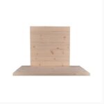 ΕΠΙΦΑΝΕΙΑ ΚΑΠΑΚΙ ΤΡΑΠΕΖΙΟΥ ΞΥΛΙΝΗ ΜΑΣΙΦ ΤΕΤΡΑΓΩΝΗ ΠΕΥΚΟ 60x60 ΠΑΧΟΣ 3cm