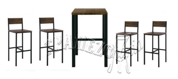 ΣΤΑΝΤ ΜΠΑΡ ΣΕΤ STANT BAR Ν3 ΤΡΑΠΕΖΙ ΜΕ 4 ΣΚΑΜΠΩ