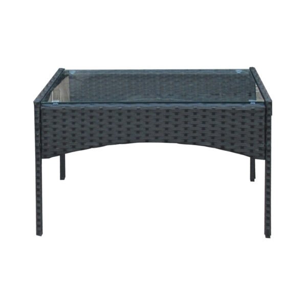 ΤΡΑΠΕΖΙ WICKER RATTAN ΜΕ ΤΖΑΜΙ