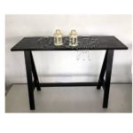 ΜΕΤΑΛΛΙΚΟ ΣΤΑΝΤ ΨΗΛΟ ΤΡΑΠΕΖΙ ΕΠΙΦΑΝΕΙΑ ΛΑΜΑΡΙΝΑ ΔΙΑΤΡΗΤΗ 1,20Χ0,60