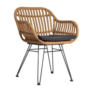 ΜΕΤΑΛΛΙΚΗ ΠΟΛΥΘΡΟΝΑ WICKER RATTAN ΠΛΕΧΤΗ ΜΠΕΖ ΕΞΩΤΕΡΙΚΟΥ ΧΩΡΟΥ NEW