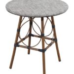 ΤΡΑΠΕΖΙ ΑΛΟΥΜΙΝΙΟΥ BAMBOO LOOK VENEZIA Φ-70