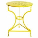 ΤΡΑΠΕΖΙ ΜΕΤΑΛΛΙΚΟ ΚΑΦΕΝΕΙΟΥ ΚΙΤΡΙΝΟ ΠΑΡΑΔΟΣΙΑΚΟ Φ-60