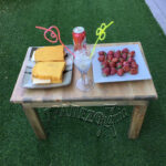 ΤΡΑΠΕΖΙ ΤΡΑΠΕΖΑΚΙ ΞΑΠΛΩΣΤΡΑΣ ΠΑΡΑΛΙΑΣ ΑΜΜΟΥΔΙΑΣ ΞΥΛΙΝΟ 65Χ40